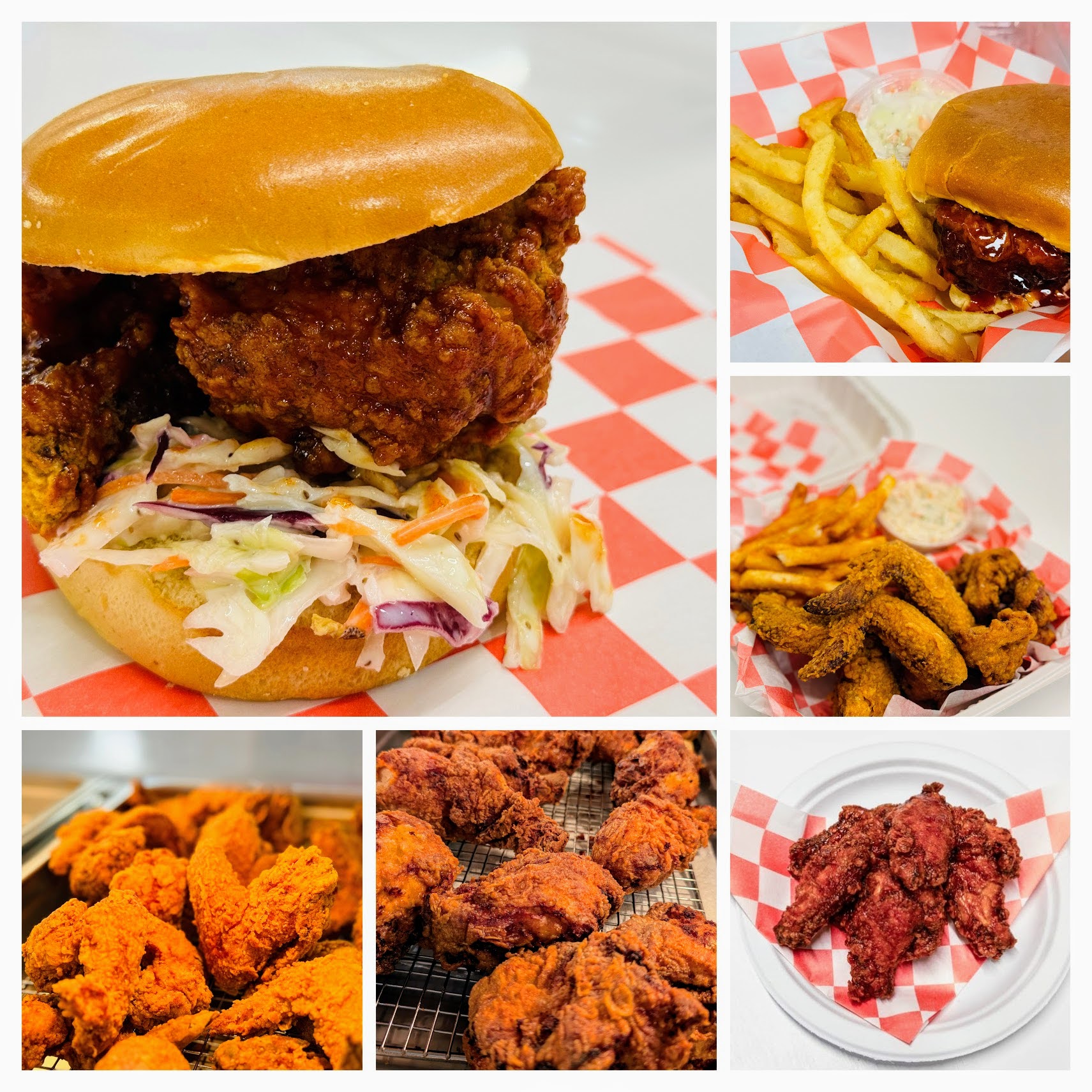 Chicken collage